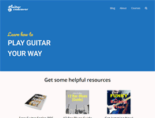 Tablet Screenshot of guitarendeavor.com